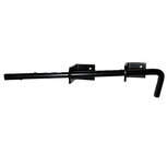 Waelbers grondgrendel zwart 400 mm + 2 consoles