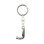 Sleutelhanger Alfabet Glans - J