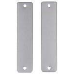 Deurschild alu F1 180x41mm blind