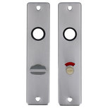 Deurschild alu F1 180x41mm 63x8mm V&amp;B