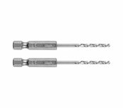 Metaalboor 2,5mm 1/4 (bit) aan sluiting