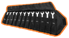 Steek/ring ratel sleutelset 8-19mm, 12dlg