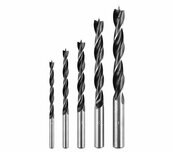 Graphite Houtborenset: 4, 5, 6, 8, 10 mm