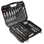 Doppenset 219 delig, 1/2 - 3/8 - 1/4, CrV