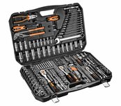 Dopsleutels 1/2, 3/8, 1/4, set van 233 stuks.