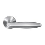 Deurkruk Sigaar model op rozet RVS