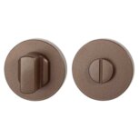 Toiletgarnituur rond 50x8 mm stift 8 mm grote knop Bronze Blend