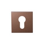 Cilinder rozet 50x50x8mm Bronze Blend