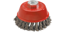 Draadkop borstel 100mm haakse slijper