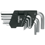 Topex inbusset kort 1,5-10mm, CrV Staal 