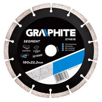 Diamantschijf 180x22,2x8,0x2,5mm, Segment