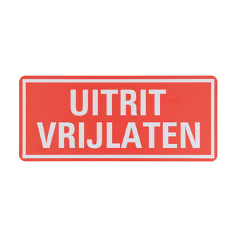 Bord Uitrit Vrijlaten