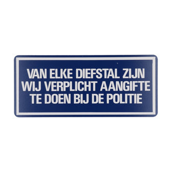 Bord Van Elke Diefstal