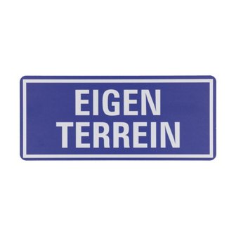 Bord  Eigen Terrein 