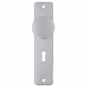 Deurschild alu F1 180x41mm knop sl56