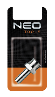 Neo Nippel met slang verbindstuk 8mm 1/4 verpakking