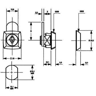 L&amp;F automatencilinder 0202 tekening