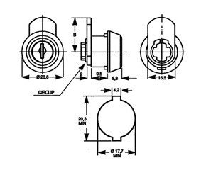L&amp;F automaatcilinder 1320