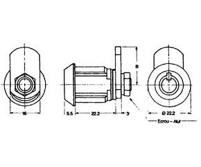 L&amp;F automaatcilinder 4303