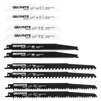 Reciprozaag bladen set 10 stuks