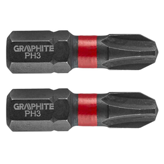 Impact bit PH3 x 25 mm, 2 st