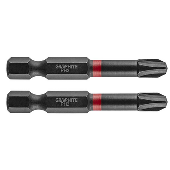 Impact bit PH3 x 50 mm, 2 st.