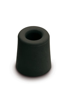 Deurstopper rubber 25mm zwart