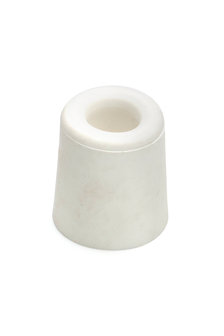 Deurstopper rubber 25mm wit