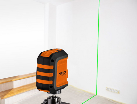 Kruis Laser, magnetische houder, 15m groen 3