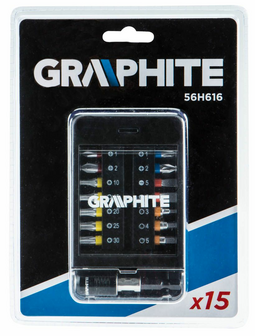 Graphite Bitset 15 Delig verpakking