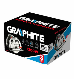 Graphite Cirkelzaag 1200watt doos