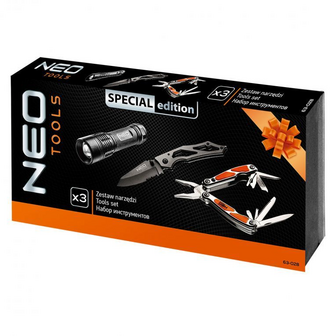 Neo kado set mes/zaklamp/ multitool vp