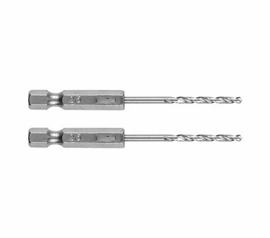 Metaalboor 2mm 1/4 ( bit) aan sluiting