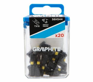 Impact bit TX15 x 25 mm, 20 st
