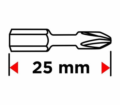 Impact bit TX25 x 25 mm, 20 st afbeelding