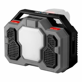 Bouwradio en Werklamp in 1, 18V Li-ION Energy+ accu