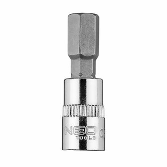 Bit dop 1/4 H8 (inbus) 37mm lang