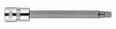 Bit dop 1/4 H5 (inbus) 87mm lang horizontaal