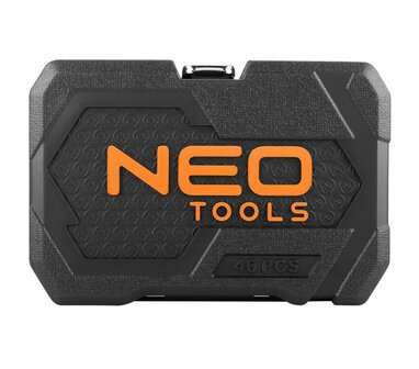 NEO Dopsleutel set 1/4, 46 delig koffer