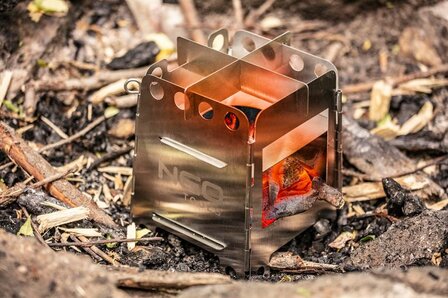 Survival Cooker vuur