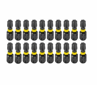 Impact bit TX40 x 25 mm, 20 st bits