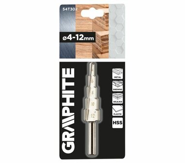 Trappenboor 4-12mm verpakking