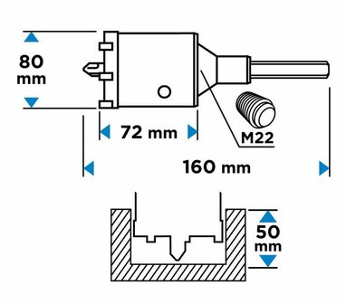 Komboor 80mm afbeelding