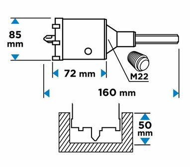 Komboor 85mm afbeelding