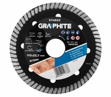 Diamantschijf TURBO 110x22,2mm