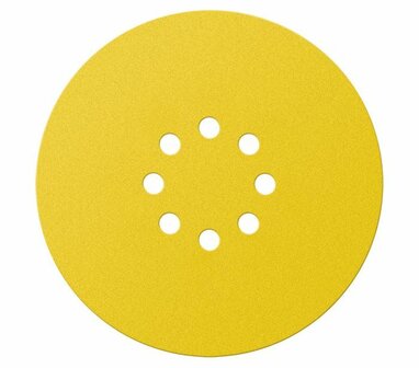 Schuurcircel 225mm, K80 met 8 gaten