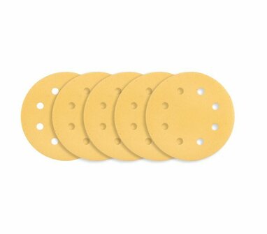 Cirkelschuurpapier 180mm 5x K120