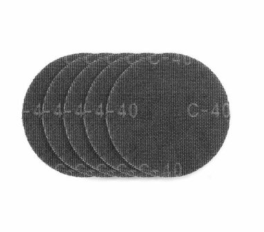 Cirkel Gaas schuurpapier 180mm 5x K40