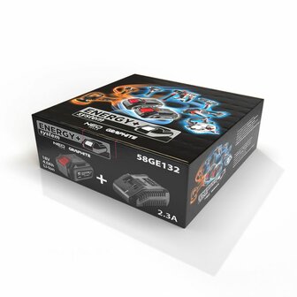 Starter kit accu/Lader 4.0 amp vp