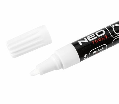 Permanent Marker Dik Wit 12 Stuks alu wit